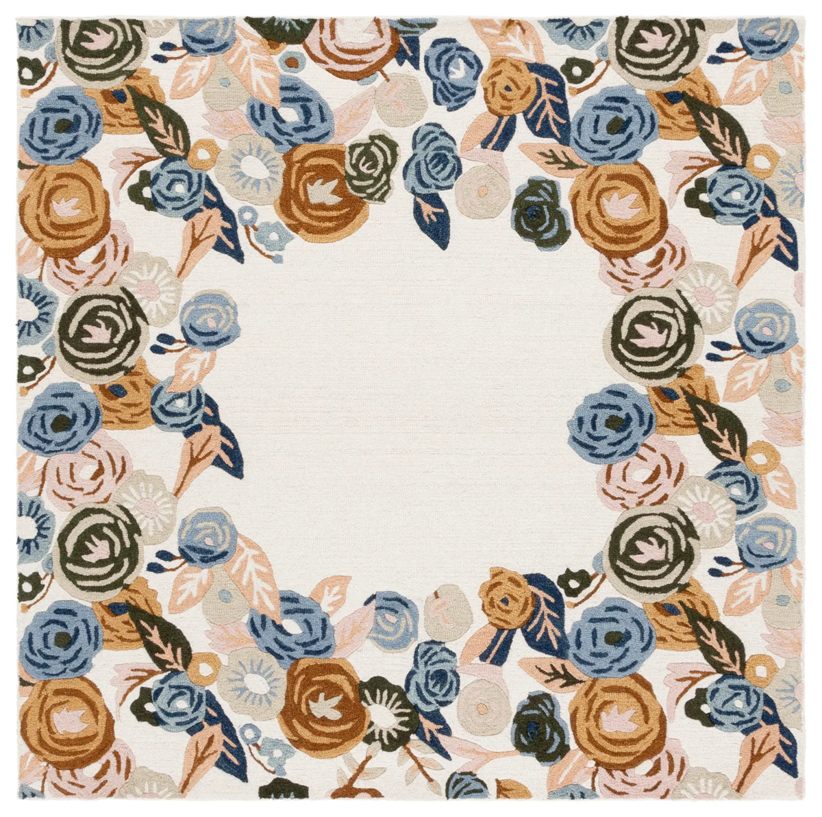 Safavieh Chelsea 6'-0" x 6'-0" Rug in Ivory / Blue