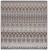 Safavieh Havana 6'-7" x 6'-7" Rug in Brown / Ivory