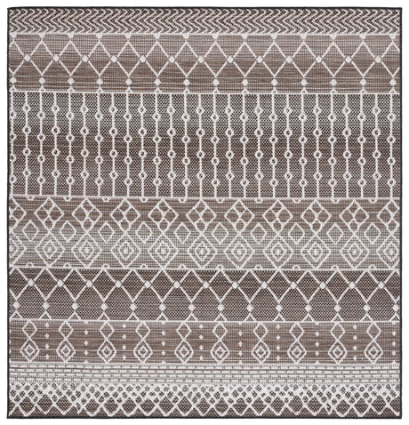 Safavieh Havana 6'-7" x 6'-7" Rug in Brown / Ivory