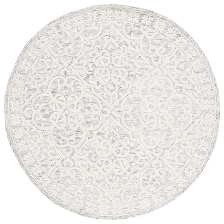 Safavieh Metro 6'-0" x 6'-0" Rug in Silver / Ivory