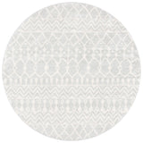 Safavieh Tulum 5'-0" x 5'-0" Rug in Light Grey / Ivory