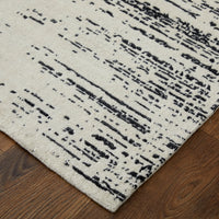 Feizy Coda Cod8928F Black/White Area Rug