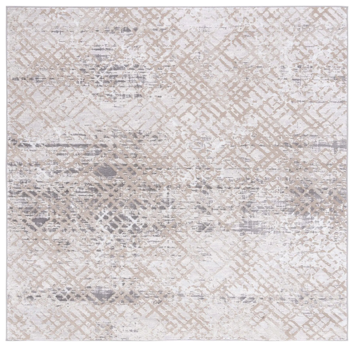 Safavieh Amelia 6'-7" x 6'-7" Rug in Grey / Beige