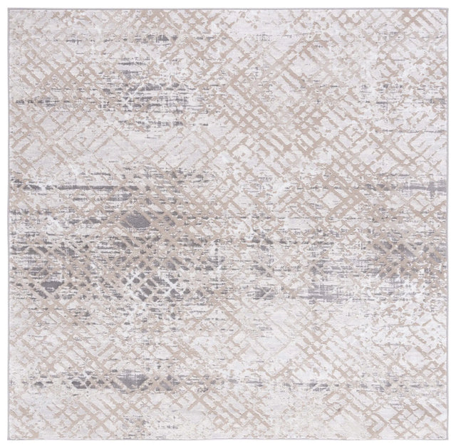 Safavieh Amelia 6'-7" x 6'-7" Rug in Grey / Beige