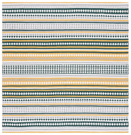 Safavieh Montauk 6'-0" x 6'-0" Rug in Yellow / Ivory