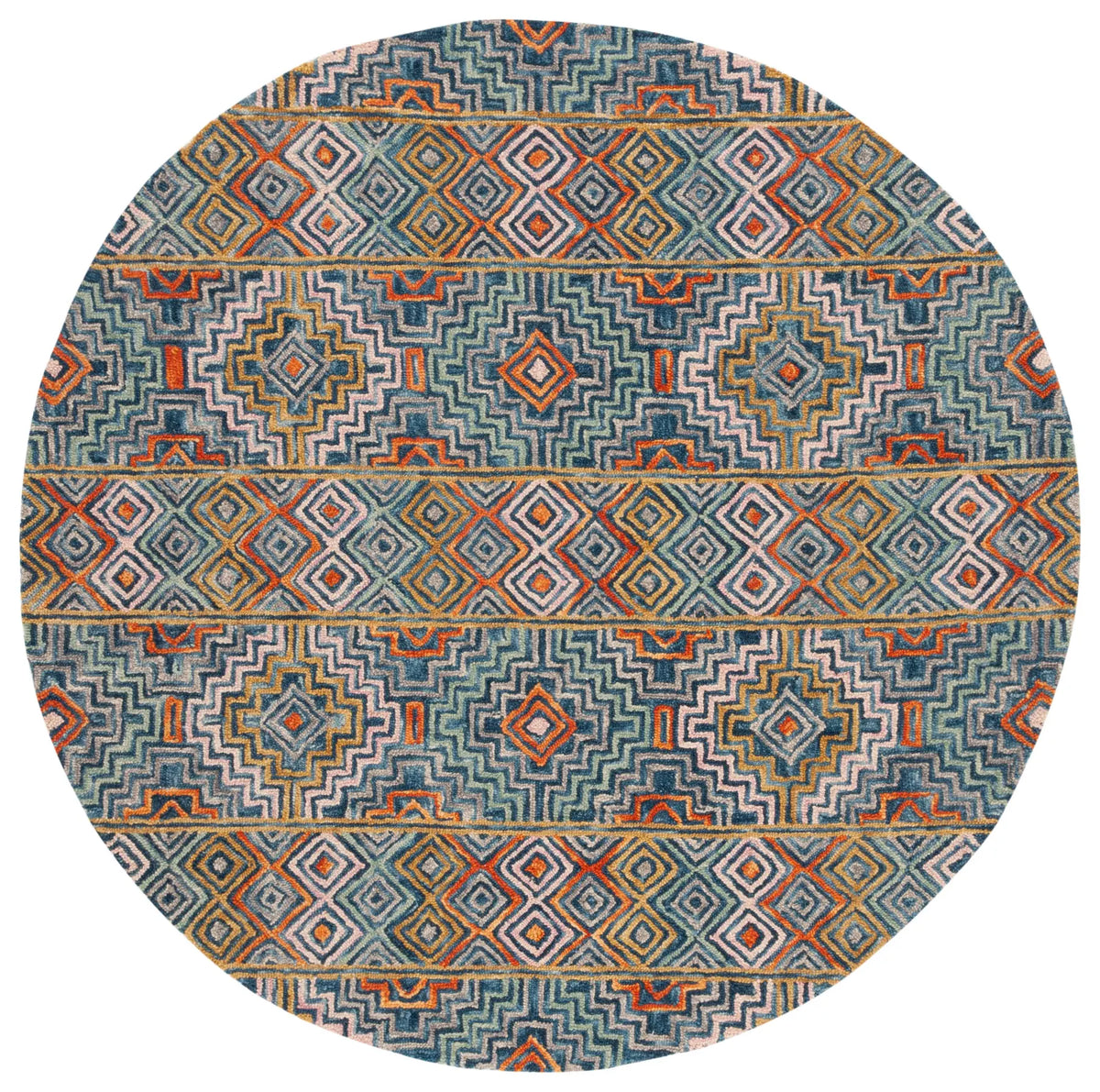 Safavieh Aspen 5'-0" x 5'-0" Rug in Blue / Gold