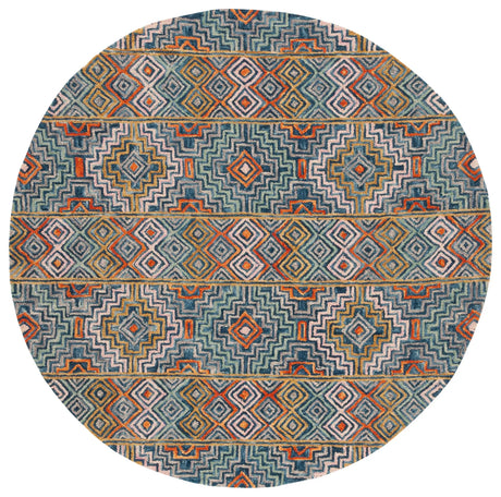 Safavieh Aspen 5'-0" x 5'-0" Rug in Blue / Gold