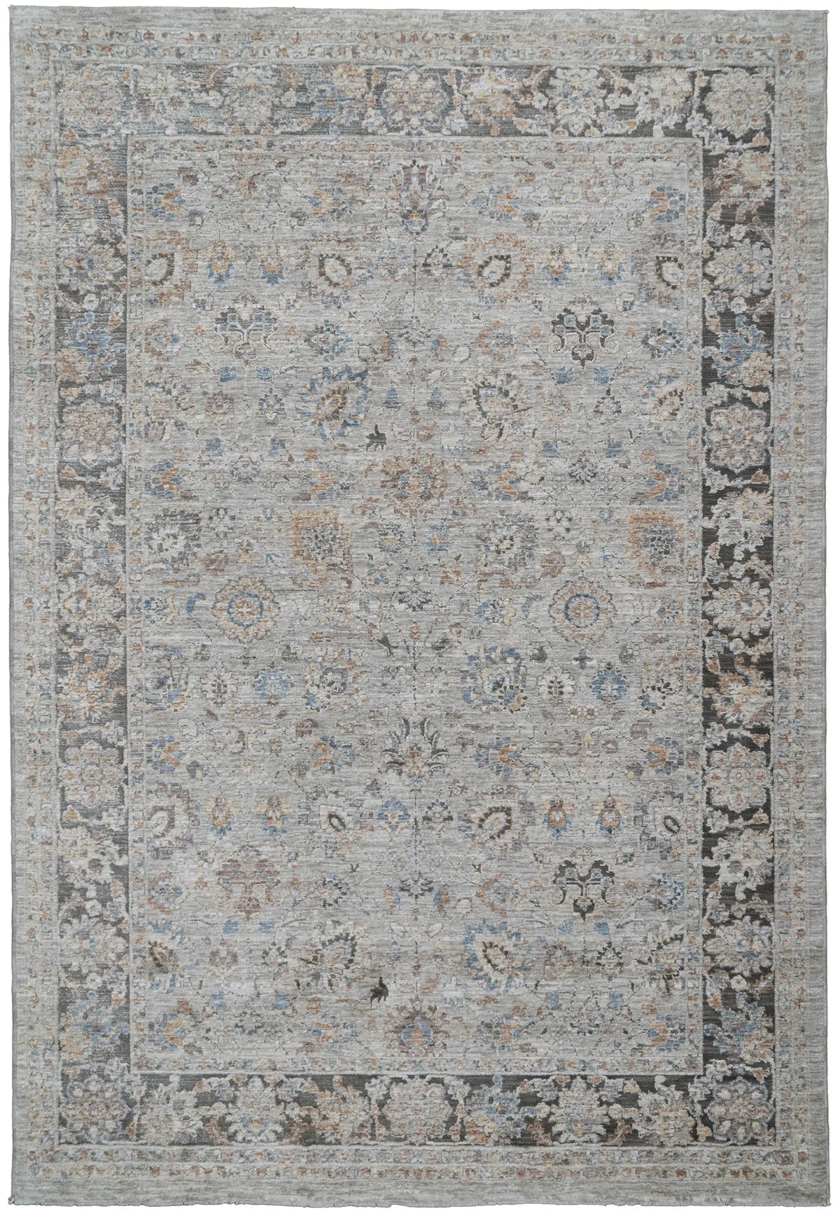 Dynamic Rugs Autumn 10922 Power Loomed Traditional Beige/Brown/Blue Rug - Rectangular