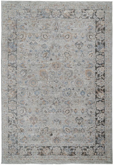 Dynamic Rugs Autumn 10922 Power Loomed Traditional Beige/Brown/Blue Rug - Rectangular
