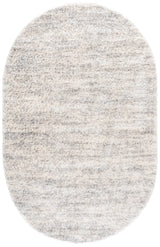 Safavieh Berber Shag 5'-0" x 8'-0" Rug in Ivory / Light Grey