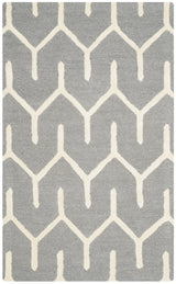 Safavieh Cambridge 3'-0" x 5'-0" Rug in Dark Grey / Ivory