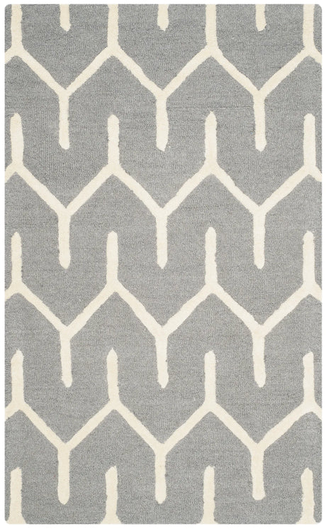 Safavieh Cambridge 3'-0" x 5'-0" Rug in Dark Grey / Ivory