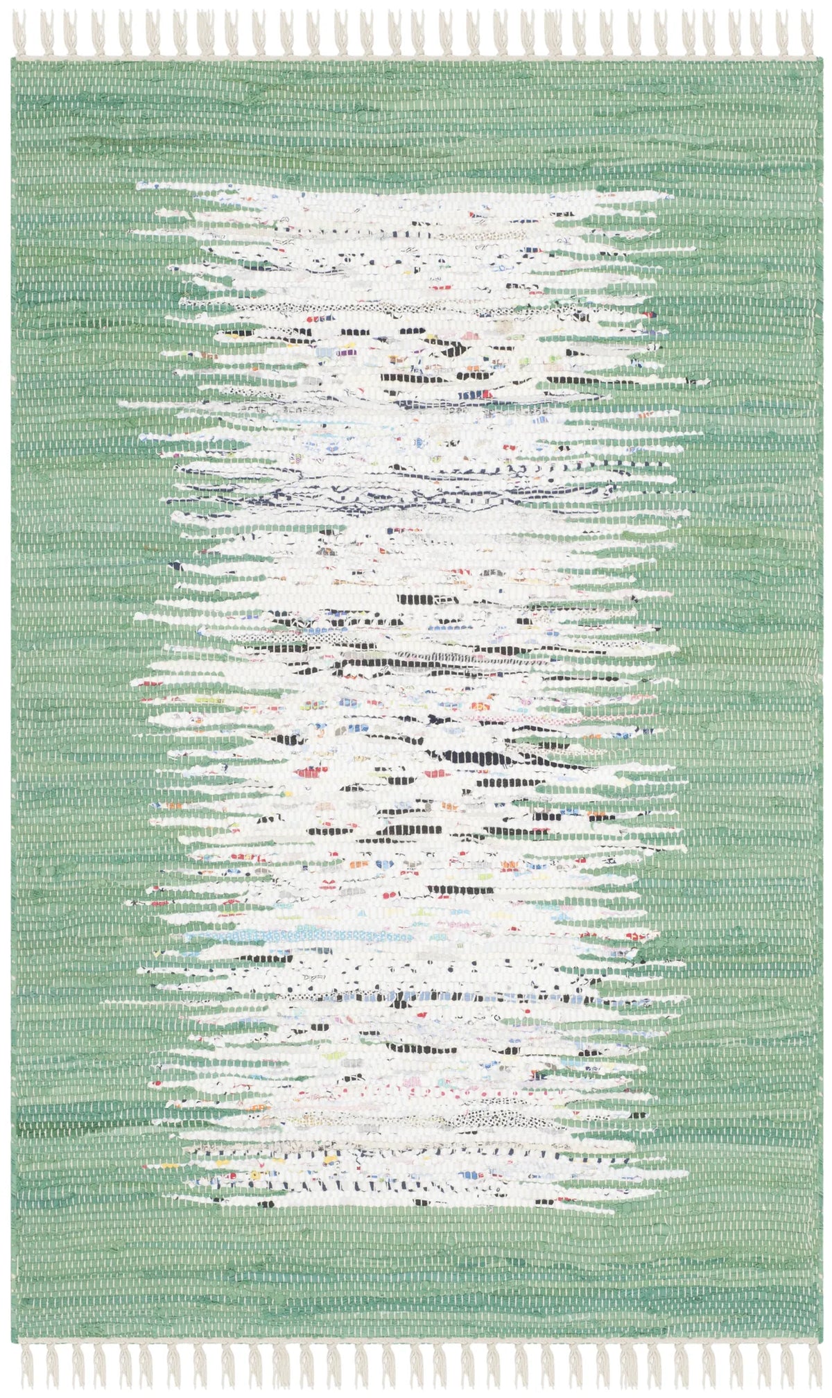 Safavieh Montauk 2'-6" x 4'-0" Rug in Ivory / Sea Green