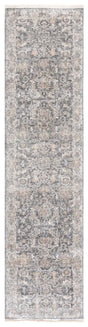 Safavieh Kendal 2'-0" x 8'-0" Rug in Dark Grey / Ivory Beige