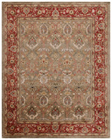 Safavieh Persian Legend 9'-6" x 13'-6" Rug in Light Green / Rust