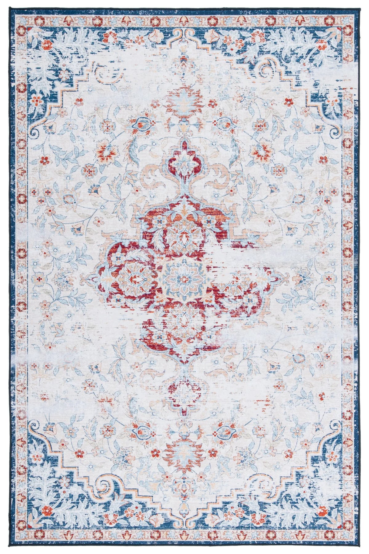 Safavieh Tucson 3'-0" x 5'-0" Rug in Beige / Rust