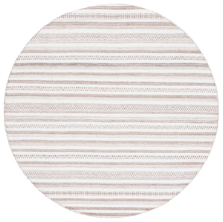 Safavieh Kilim 6'-0" x 6'-0" Rug in Ivory / Light Brown