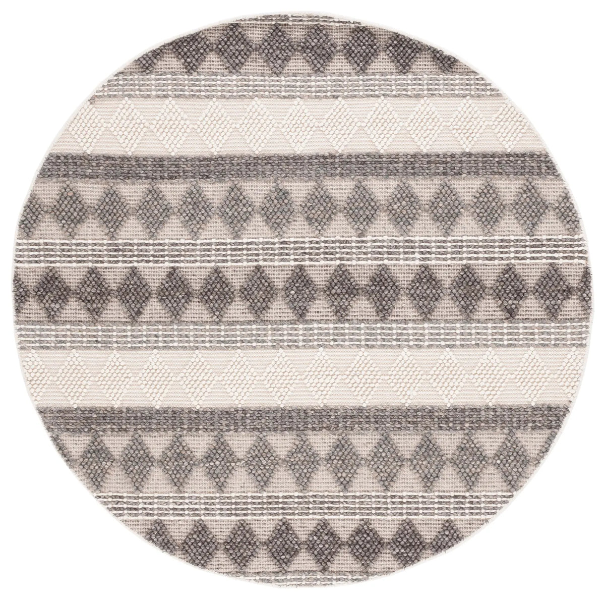 Safavieh Natura 6'-0" x 6'-0" Rug in Ivory / Black
