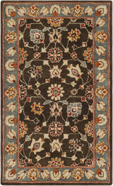 Safavieh Heritage 3'-0" x 5'-0" Rug in Charcoal / Blue