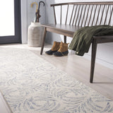 Safavieh Martha Stewart 300 2'-3" x 8'-0" Rug in Ivory / Blue