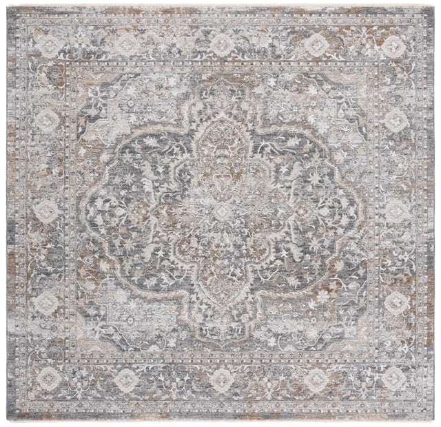 Safavieh Finley 6'-7" x 6'-7" Rug in Grey / Beige