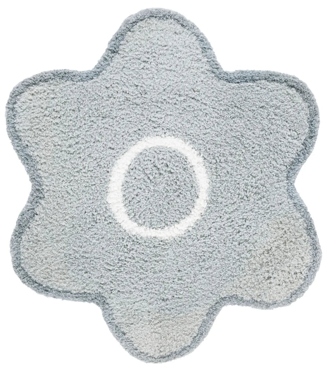 Safavieh Novelty 3'-0" x 3'-0" Rug in Light Grey / Ivory