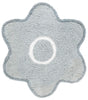 Safavieh Novelty 3'-0" x 3'-0" Rug in Light Grey / Ivory