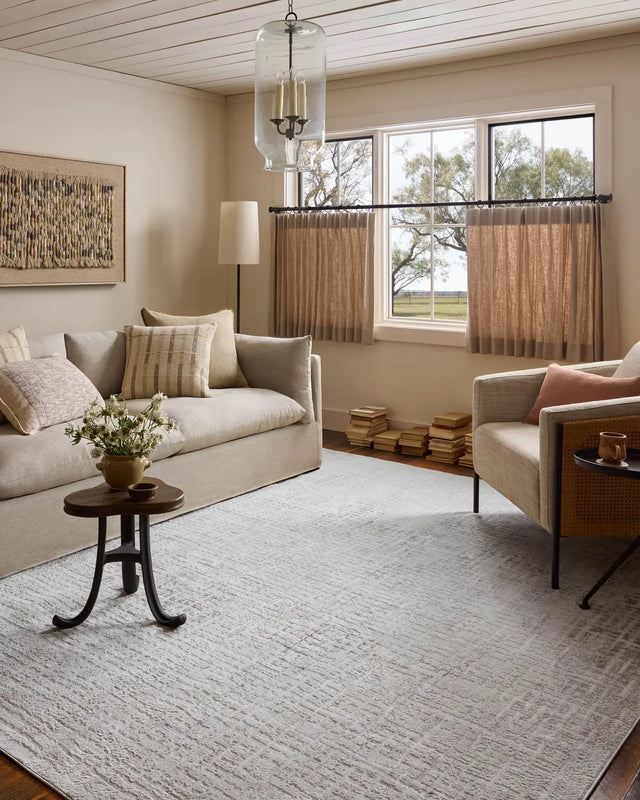 Loloi Hollis HOL-03 Ivory / Stone Rug - room scene 3