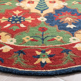 Safavieh Heritage 6'-0" x 6'-0" Rug in Red / Green