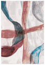 Safavieh Aria 4'-0" x 6'-0" Rug in Ivory / Plum