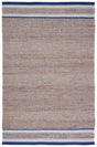 Safavieh Natural Fiber 4'-0" x 6'-0" Rug in Natural / Navy