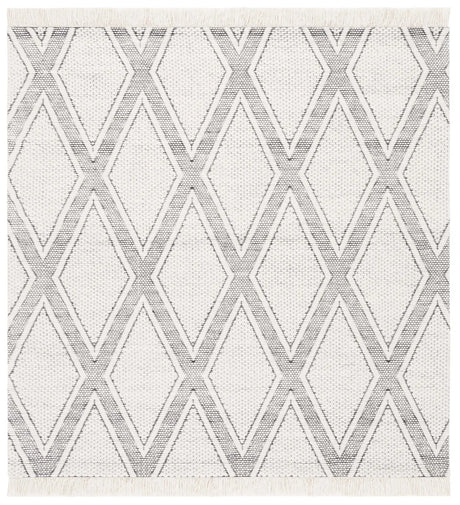 Safavieh Natura 6'-0" x 6'-0" Rug in Ivory / Black