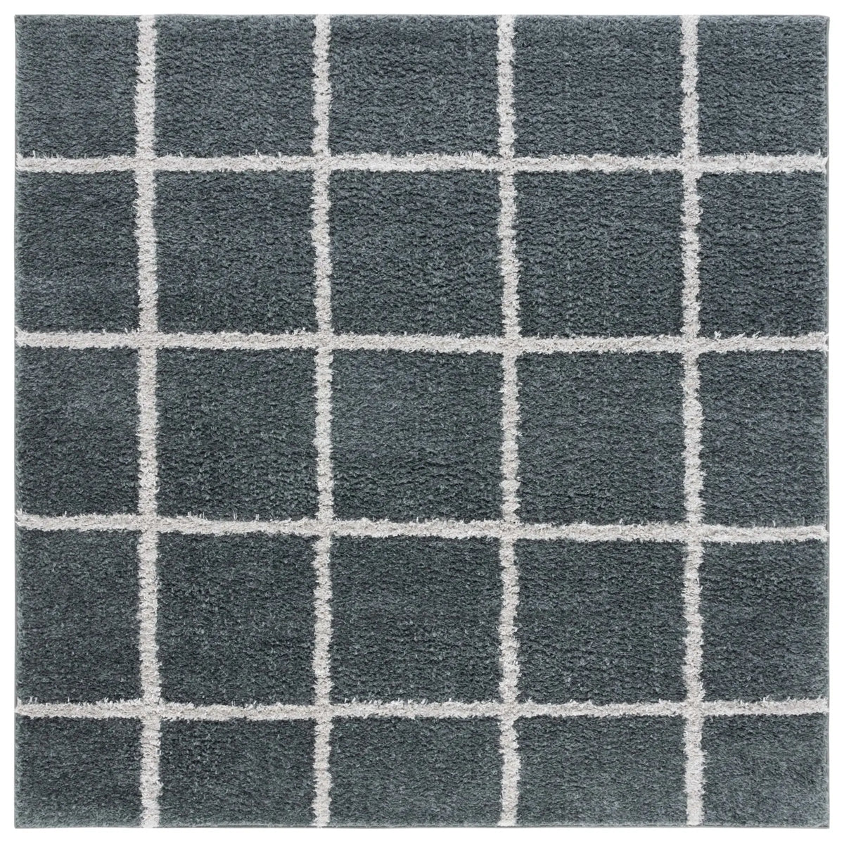 Safavieh Norway 6'-7" x 6'-7" Rug in Dark Grey / Light Grey
