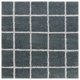 Safavieh Norway 6'-7" x 6'-7" Rug in Dark Grey / Light Grey