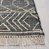 Safavieh Natural Fiber 4'-0" x 6'-0" Rug in Black / Ivory