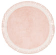 Safavieh Easy Care 3'-0" x 3'-0" Rug in Pink / Ivory