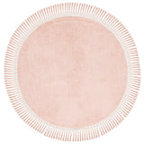 Safavieh Easy Care 3'-0" x 3'-0" Rug in Pink / Ivory