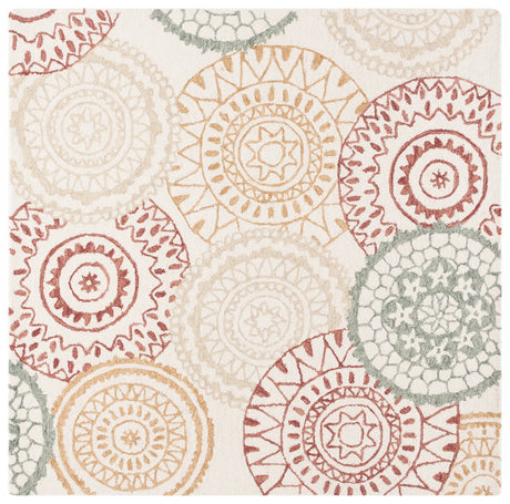 Safavieh Metro 6'-0" x 6'-0" Rug in Ivory / Grey