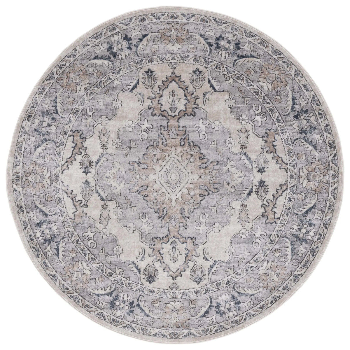 Safavieh Oregon 800 10'-0" x 10'-0" Rug in Beige / Grey