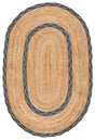 Safavieh Natural Fiber 3'-0" x 5'-0" Rug in Natural / Grey