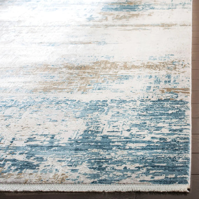 Safavieh Eclipse 200 4'-0" x 6'-0" Rug in Beige / Blue