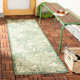 Safavieh Courtyard 2'-3" x 6'-7" Rug in Beige / Green