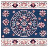 Safavieh Bellagio 5'-0" x 5'-0" Rug in Navy / Ivory