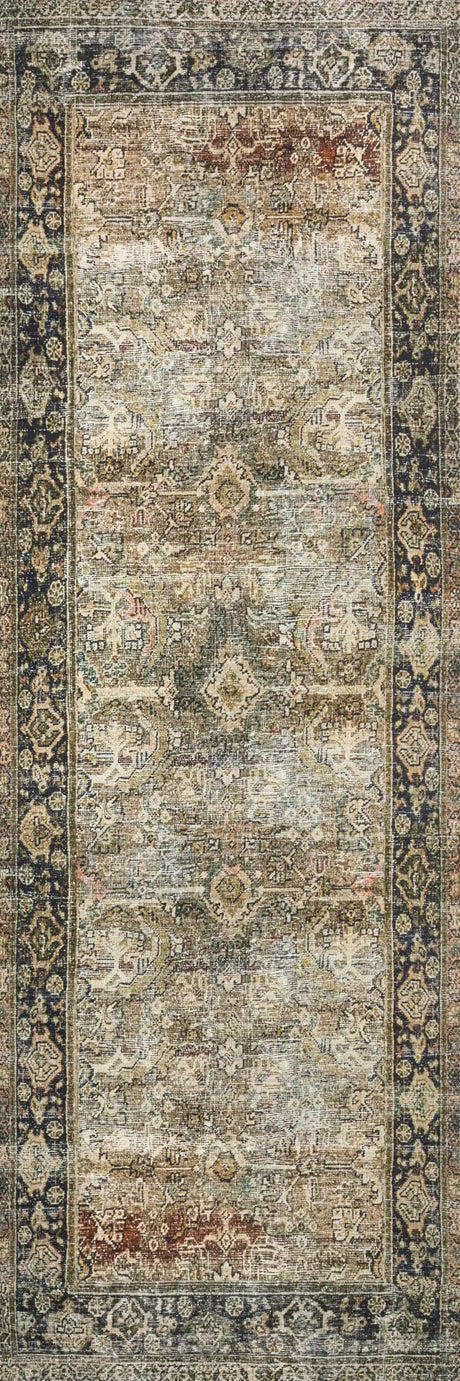 Loloi Layla Lay-03 Olive / Charcoal Rugs - runner flat
