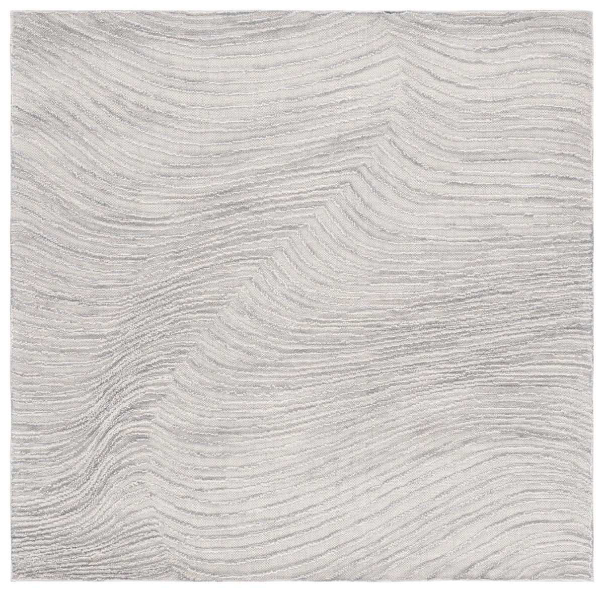 Safavieh Trace 6'-0" x 6'-0" Rug in Grey / Ivory