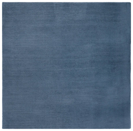 Safavieh Faux Rabbit Fur 6'-0" x 6'-0" Rug in Dark Grey