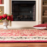 Safavieh Lyndhurst 4'-0" x 6'-0" Rug in Red / Black