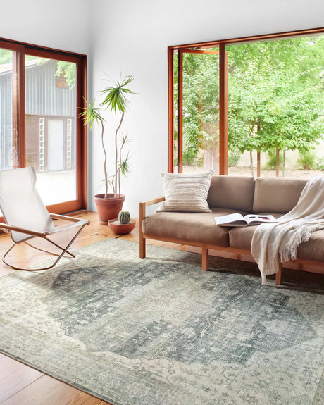 Loloi Skye Sky-12 Charcoal/Dove Rugs - room scene 1