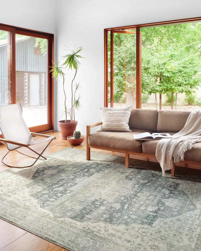 Loloi Skye Sky-12 Charcoal/Dove Rugs - room scene 1