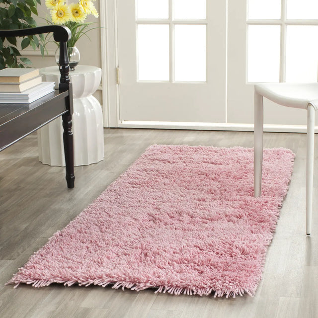 Safavieh Shag 2'-3" x 12'-0" Rug in Pink